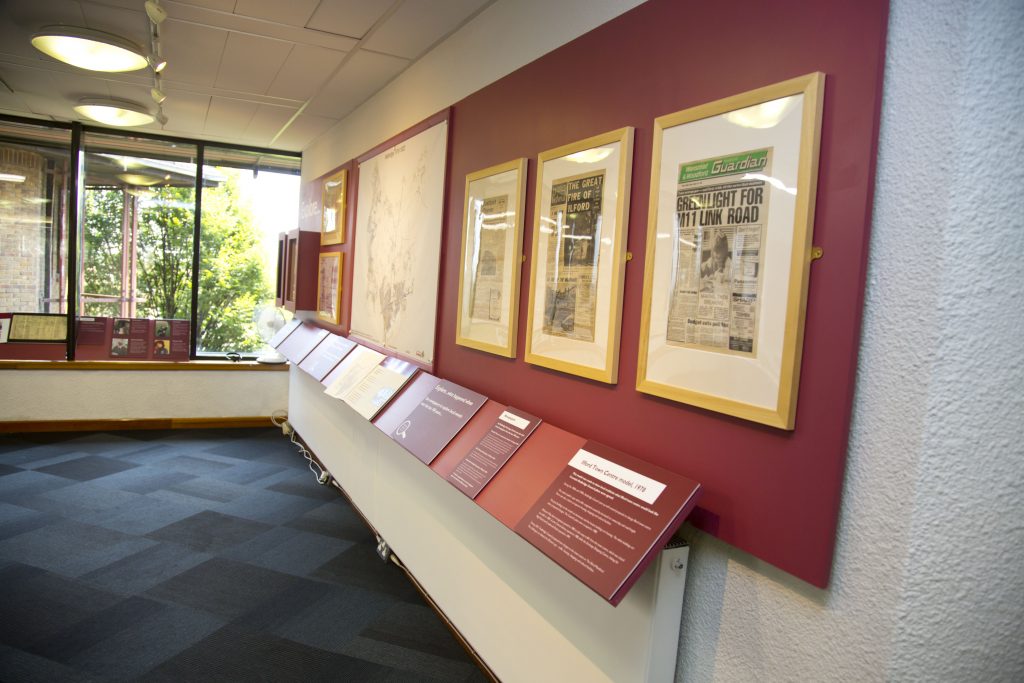 articles on display in the heritage centre