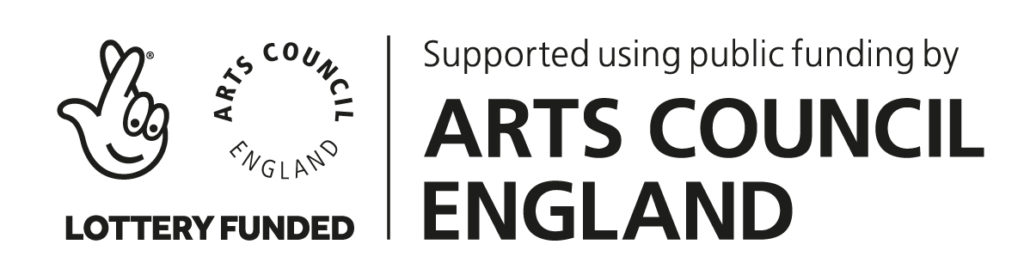 lottery funded arts council england logo