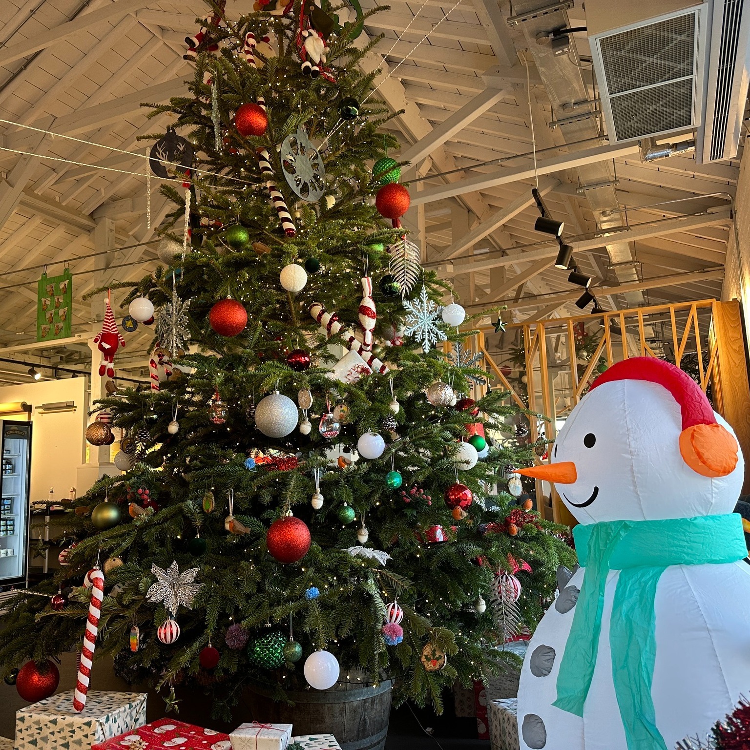 Hainault Forest Snowman and Christmas Tree